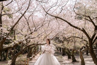 【studio clori.】桜フォト第二弾！　〜 桜×ドレス 〜