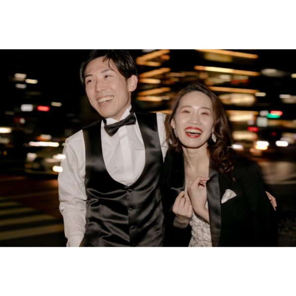 洋装×赤リップ♥️