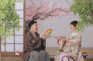 【屋内庭園】小物を使った楽しい撮影！