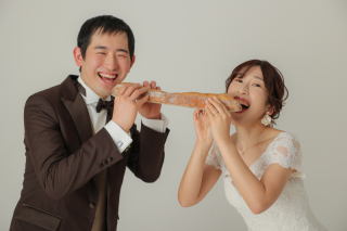 お二人らしさが引き立つスタジオで