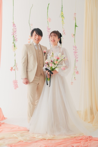 2人の好みの撮影が叶うスタジオ♪　photo by 谷澤明美