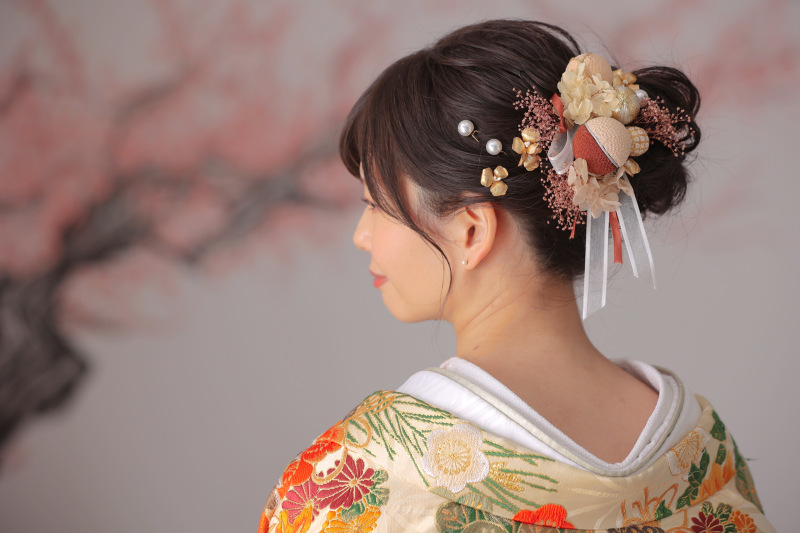 リボンを使ったアレンジでcuteで華やかに