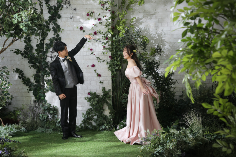 スタジオでお二人らしく！