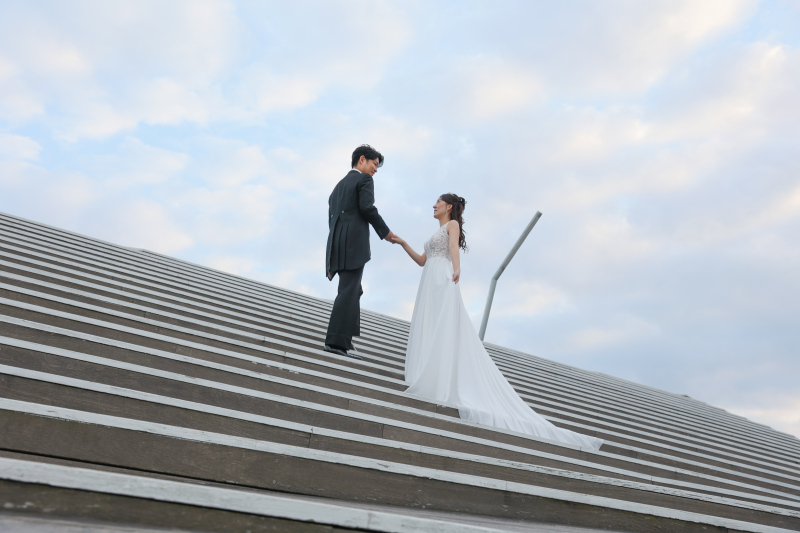 大さん橋ロケーション　夕景から夜景にかけて