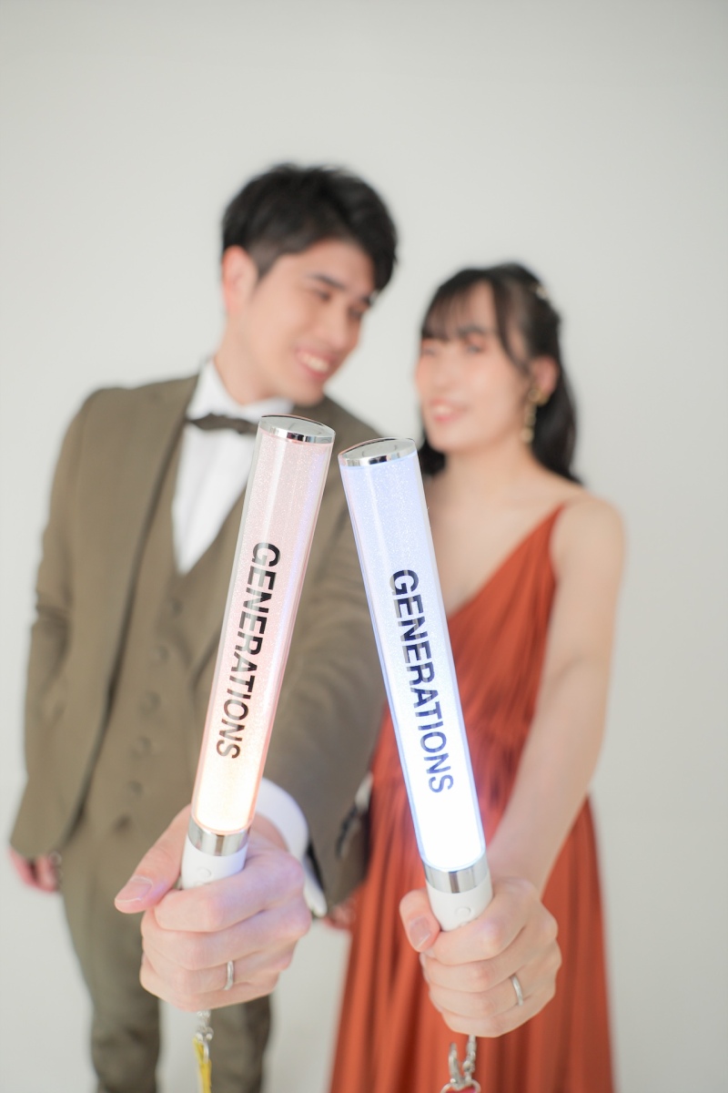 【推しグッズに囲まれて】*こだわりのスタジオウエディング*