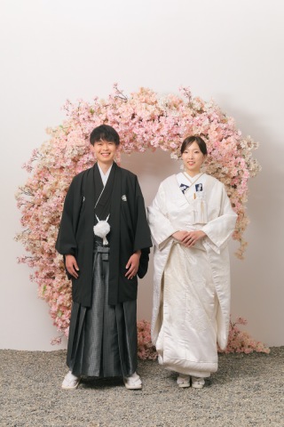 お二人らしさある写真に