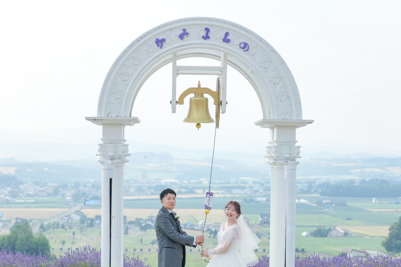 北海道のお花畑での撮影!!