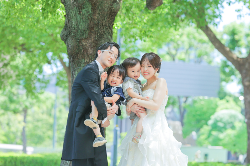 子どもと一緒に!青空と笑顔が弾ける、みなとみらいロケ photo by 谷澤明美