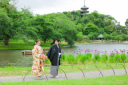 菖蒲の三渓園を歩く photo by 谷澤明美