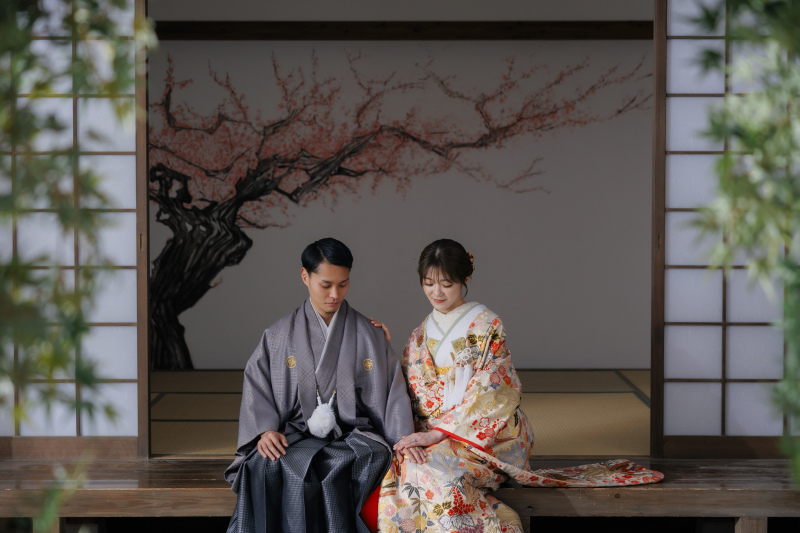 和装屋内庭園スタジオ♪