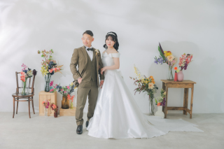 お花フォトを満喫できるハウススタジオ