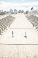 本日は日中の大さん橋での撮影のご紹介です。