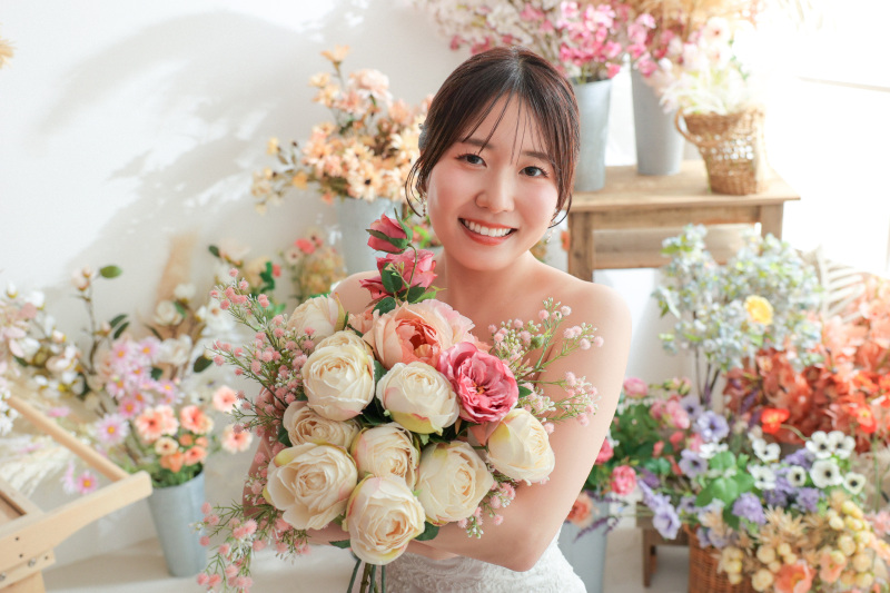 和装とドレスでスタジオ撮影♪