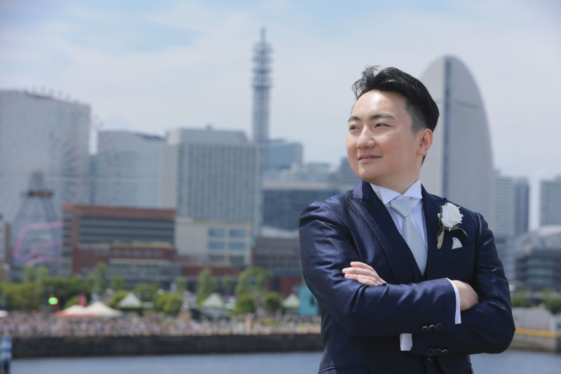 天気に恵まれた大さん橋