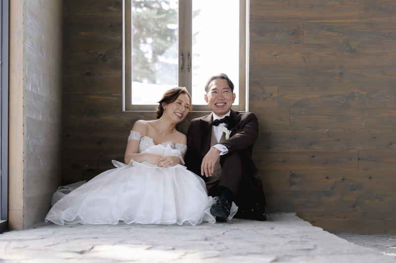 冬の北海道で撮るウェディングフォト