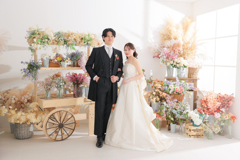 お花に囲まれたスタジオ！