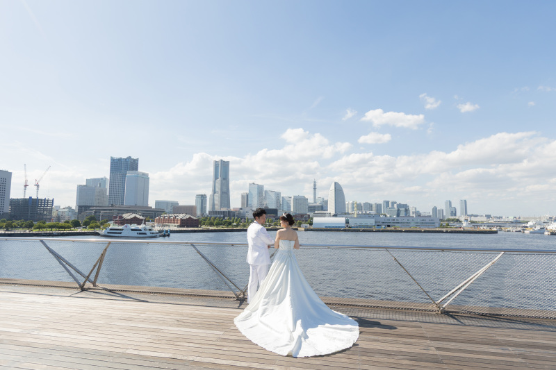 横浜を感じられる大桟橋でのお写真を紹介いたします!