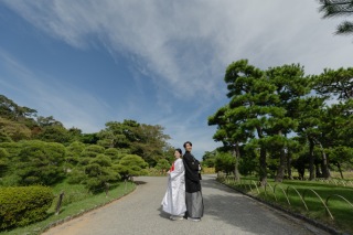 三渓園で緑と撮影!