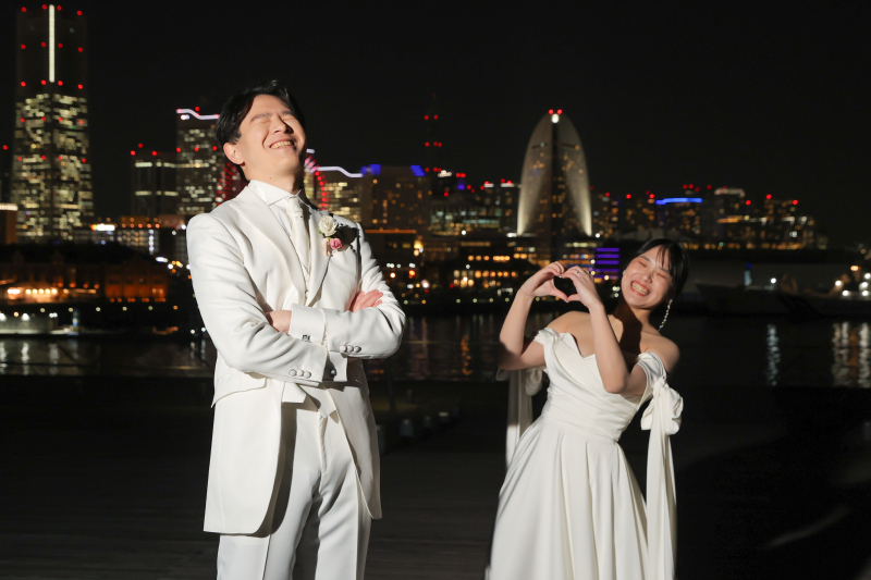 ザ横浜の景色　大桟橋へ