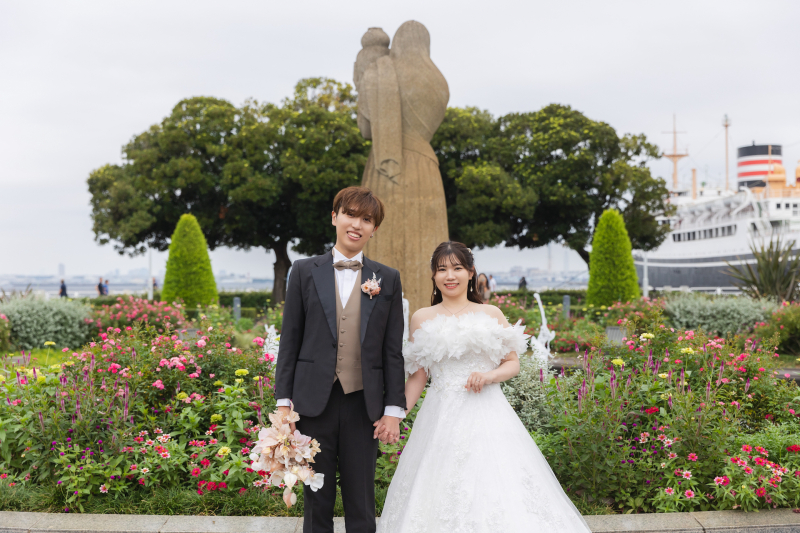 緑も花も海も空も！【平日限定＊山下公園ロケーション】