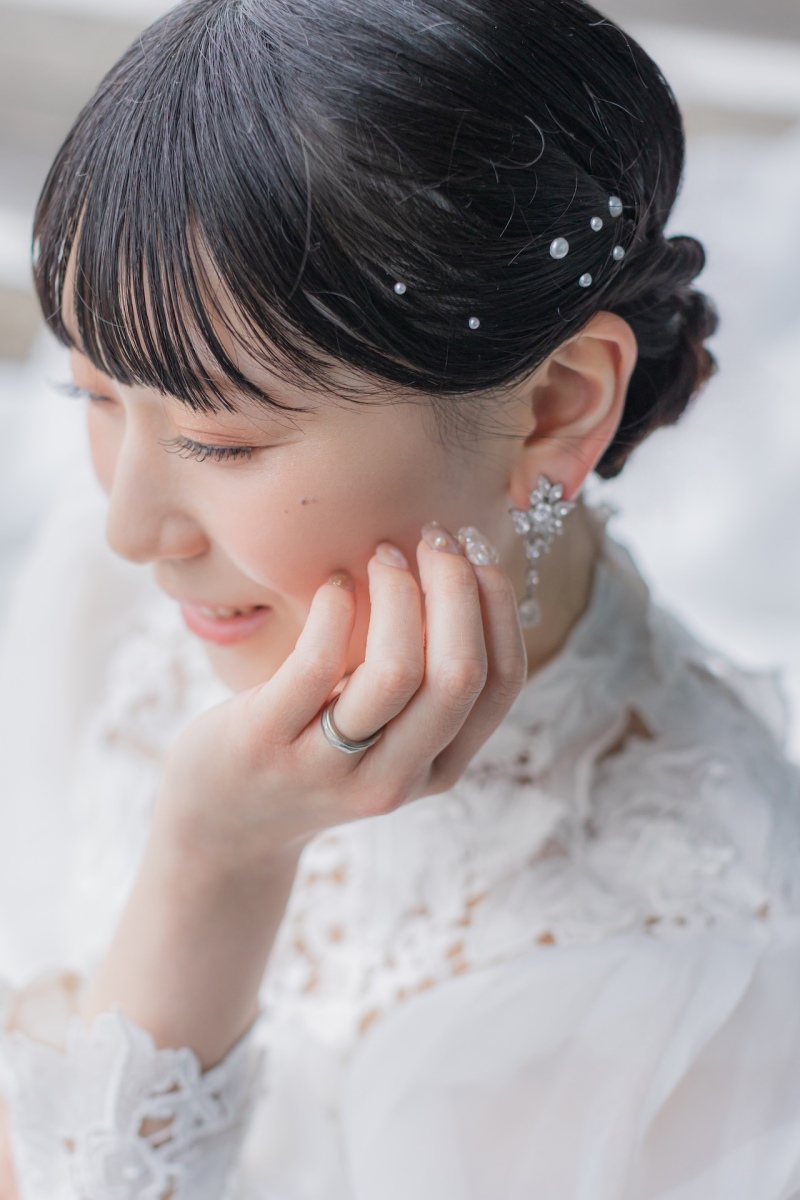 ツヤっと綺麗可愛いヘアメイク♡