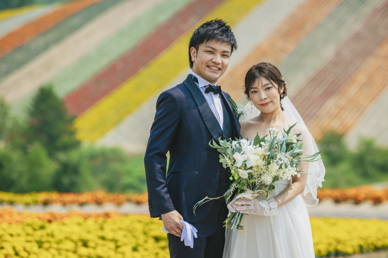 広大で綺麗なお花と一緒に!