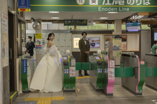 街並みと海でお散歩しながら撮影♪