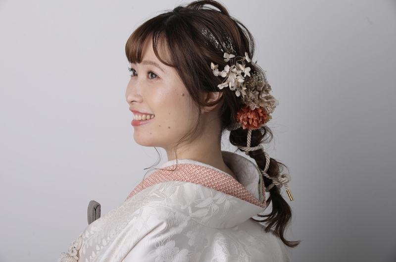 お着物と掛下コーデ&編み下ろしヘアスタイルのご案内♪