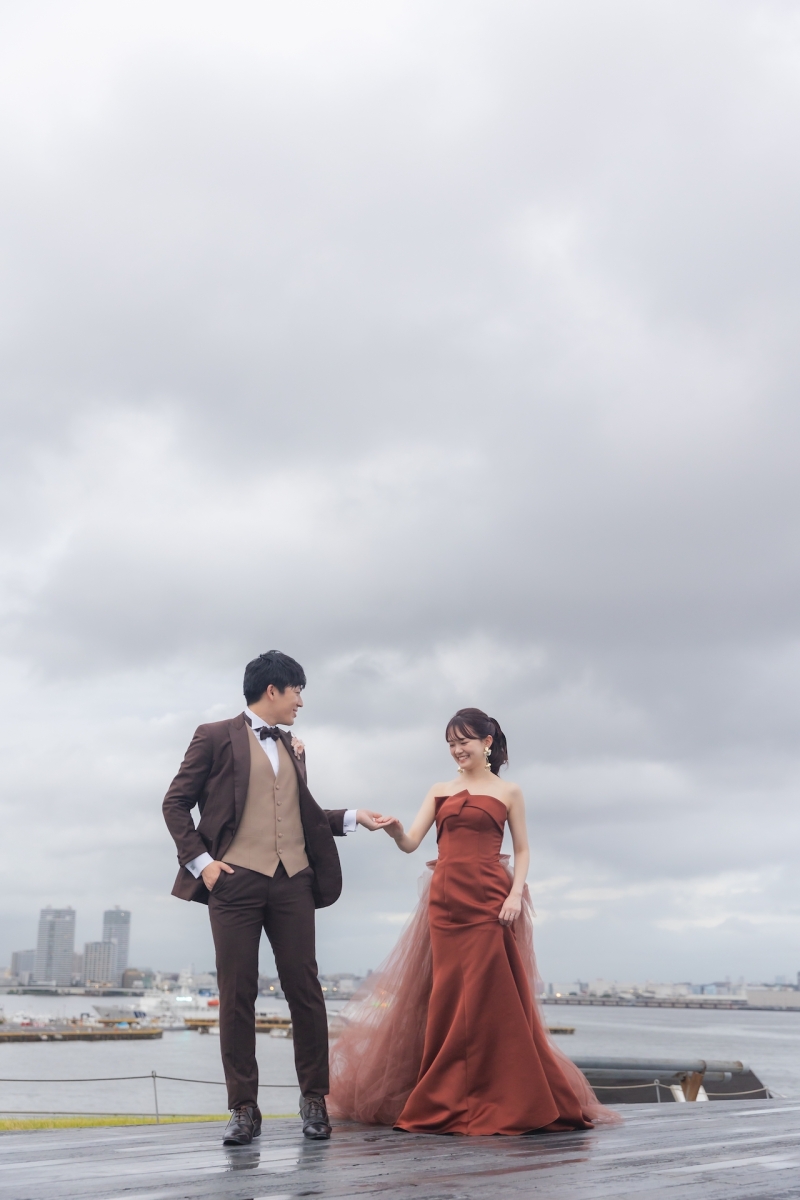 【みなとみらいの夜景と残す】★定番の大桟橋ロケーション★