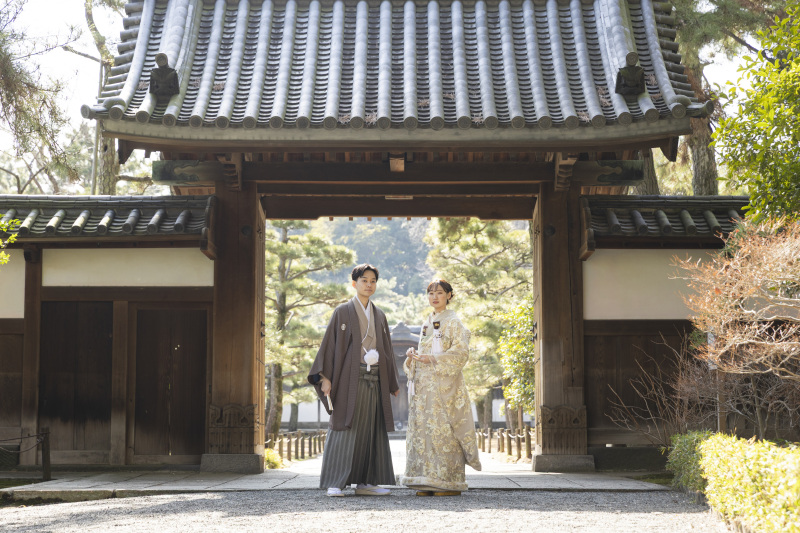 三溪園で和装ロケーション