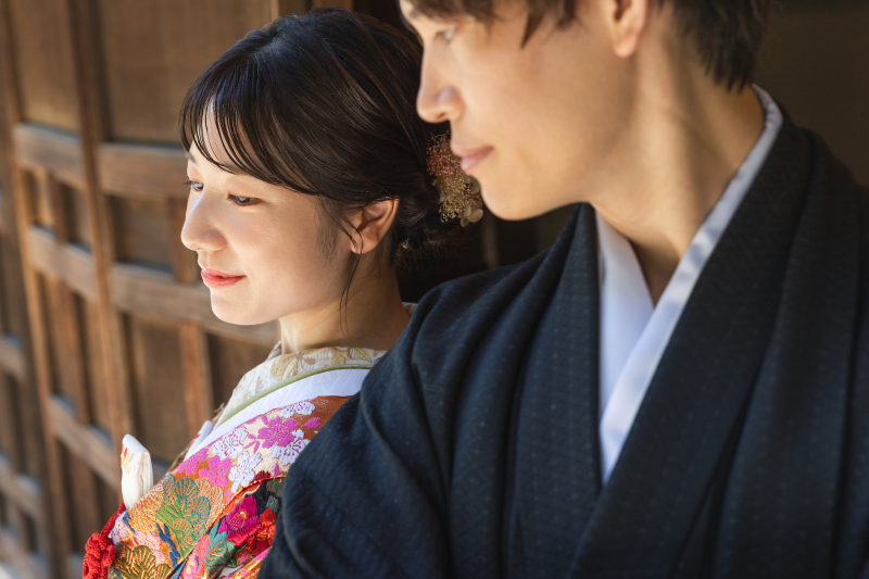 浄智寺でウエディングフォト【鎌倉寺社ロケーション】