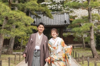 和装でしっとりと