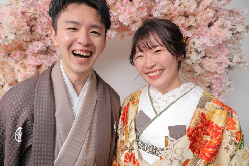 桜と一緒に！