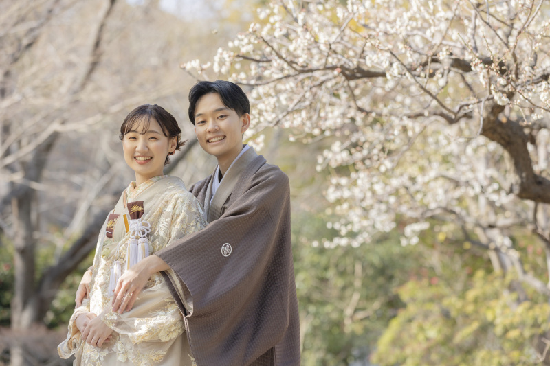 三溪園で和装ロケーション