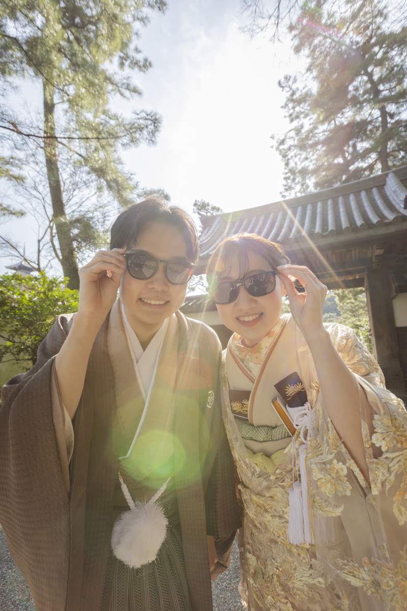 三溪園で和装ロケーション