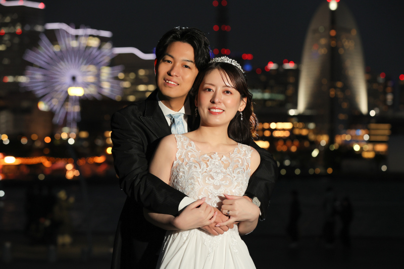 大さん橋ロケーション　夕景から夜景にかけて