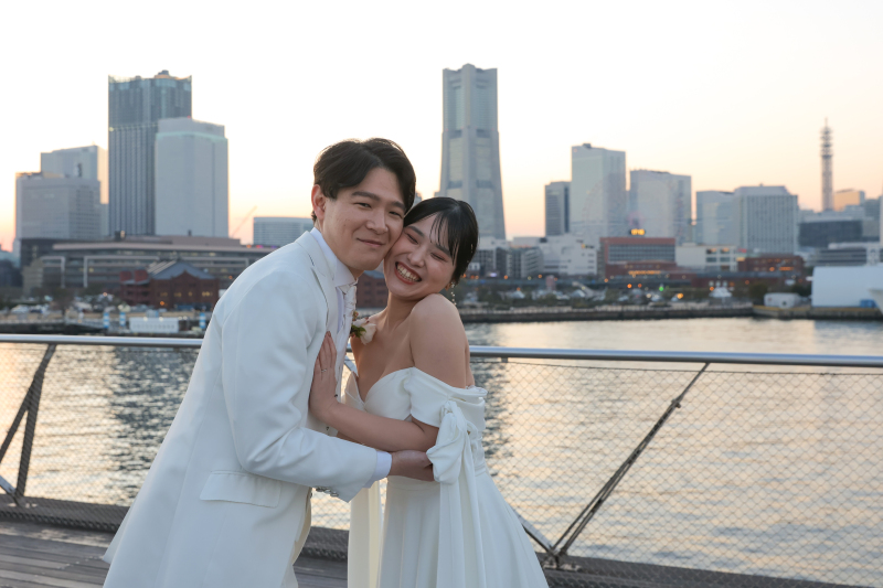 ザ横浜の景色　大桟橋へ