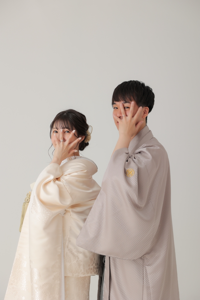 お二人らしさを引き出す【和装スタジオプラン】