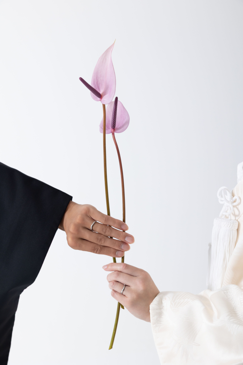 小物を使ってお二人らしく♪