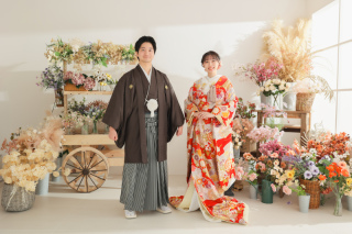 お花を使ってかわいく！