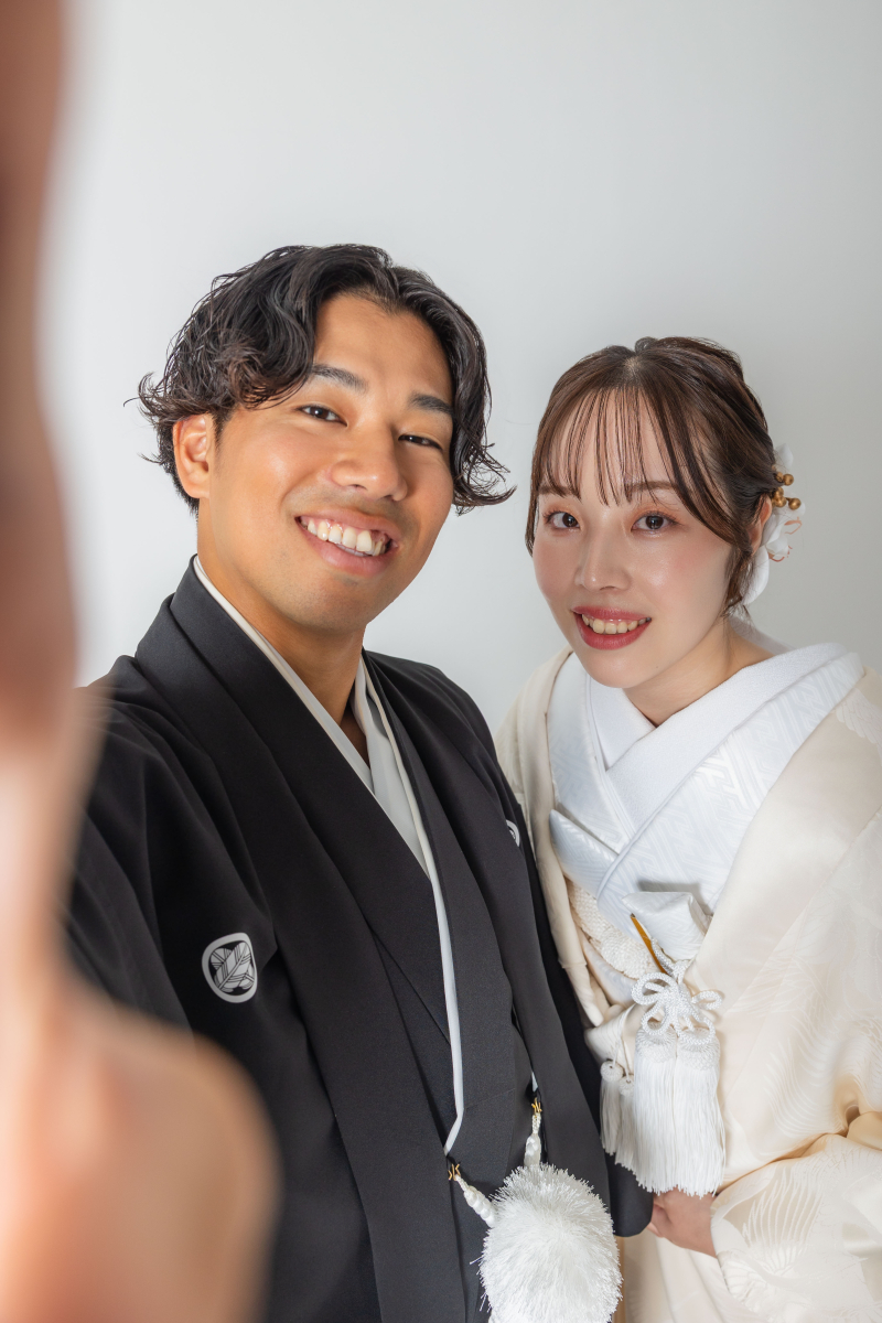 小物を使ってお二人らしく♪