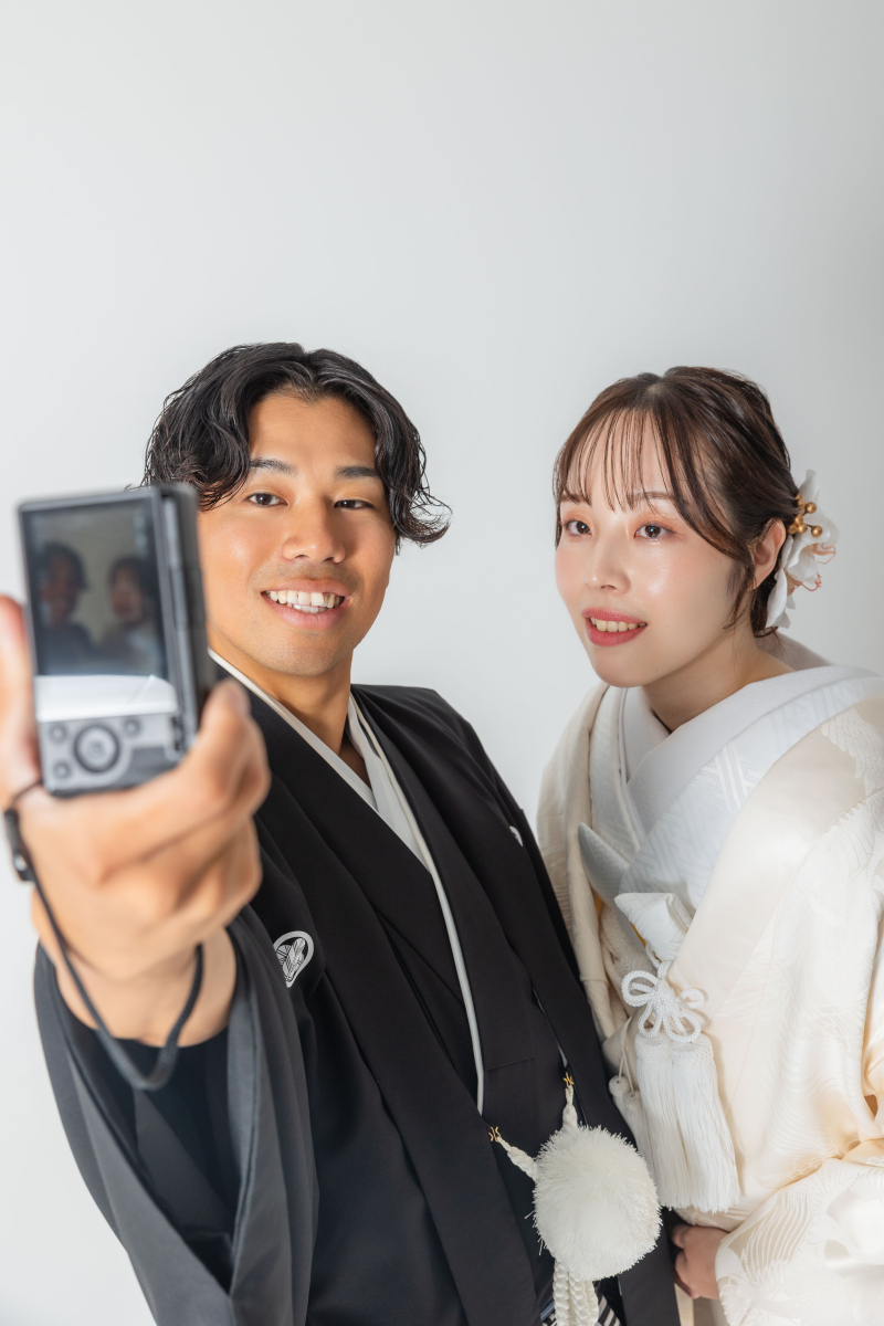 小物を使ってお二人らしく♪