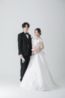 シンプルな背景で