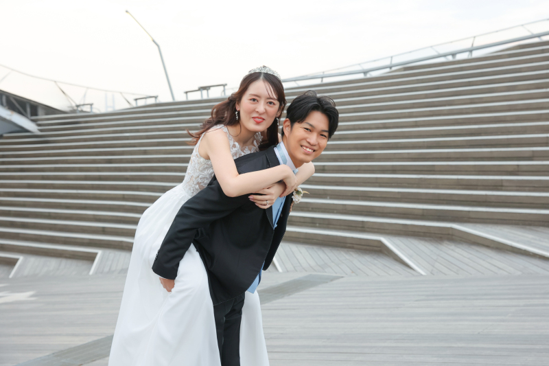 大さん橋ロケーション　夕景から夜景にかけて
