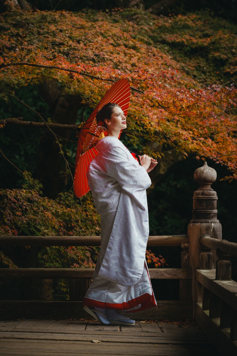 紅葉の妙本寺