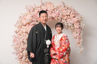 本格的なお茶室でのお写真もスタジオで！