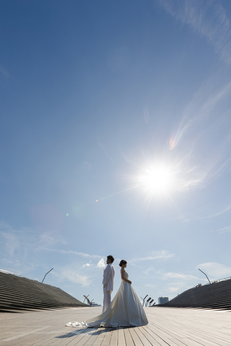 横浜を感じられる大桟橋でのお写真を紹介いたします!