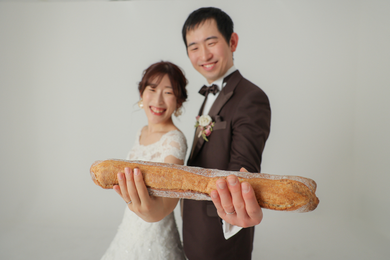 お二人らしさが引き立つスタジオで
