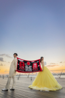 大桟橋でロマンチックに