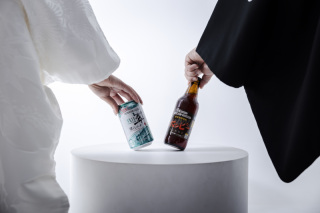 真っ白な背景での和装と大桟橋夜景で撮影！